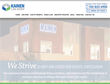 Tablet Screenshot of kainenlawgroup.com